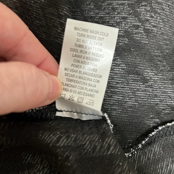 Harper 241 Dress black white geo houndstooth faux wrap midi size 16 NWT - Picture 7 of 15